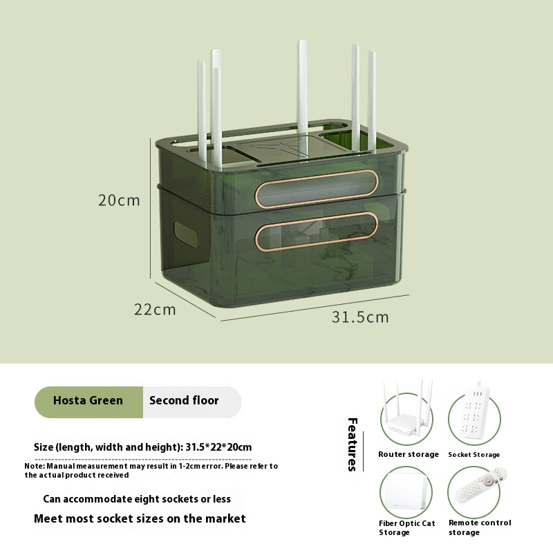 Transparent Green Double Layer