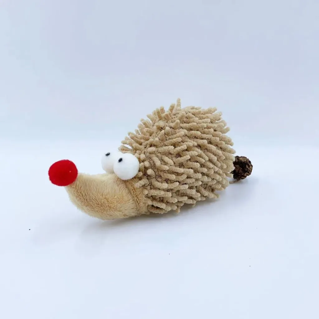 Cute Plush Cartoon Hedgehog Cat Toy - Hedgehog