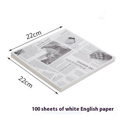22 White Newspapers 100pcs