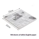 22 White Newspapers 100Pcs