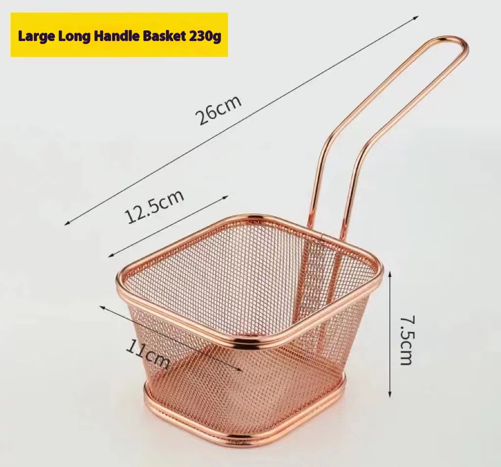 Rose Gold Fine Mesh Large