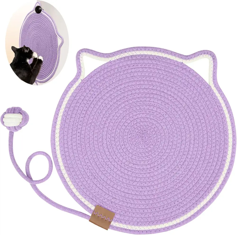 Braided Cotton Rope Cat Claw Mat Self Hi Ball