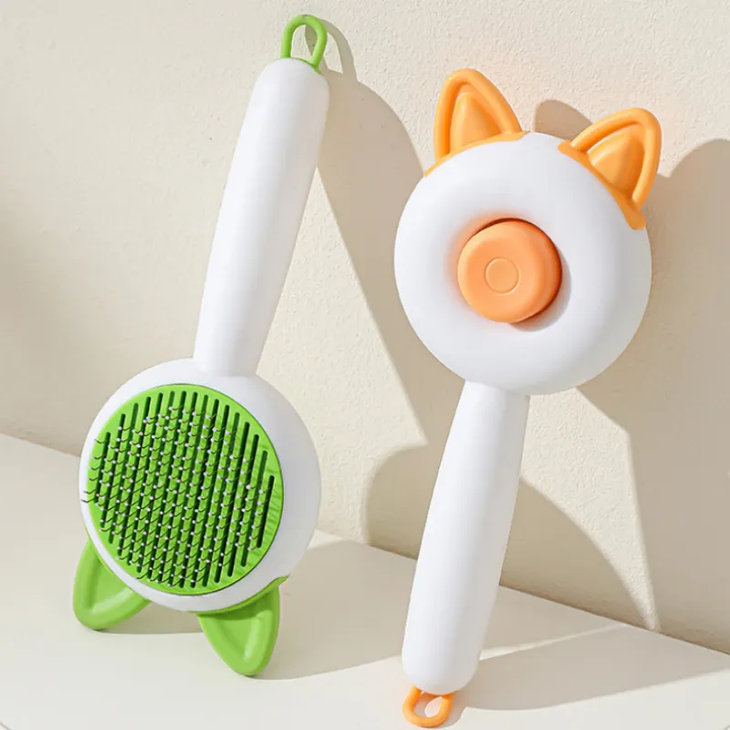 Pet Dog Brush Cat Comb Self Cleaning Pet Hair Remover Brush For Dogs Cats Grooming Tools Pets Dematting Comb Dogs Accessories Pet Products – image 6
