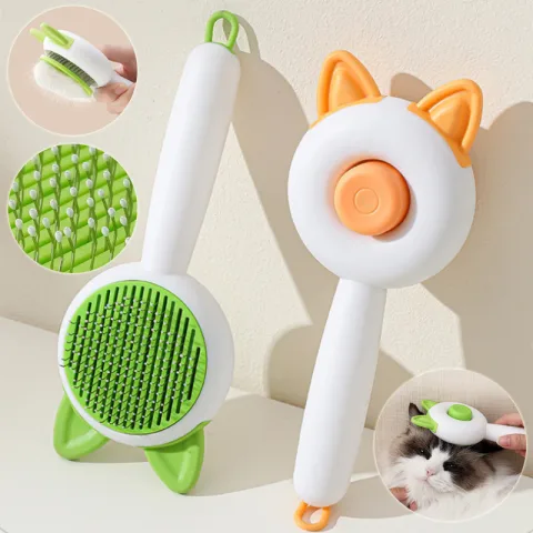 Pet Dog Brush Cat Comb Self Cleaning Pet Hair