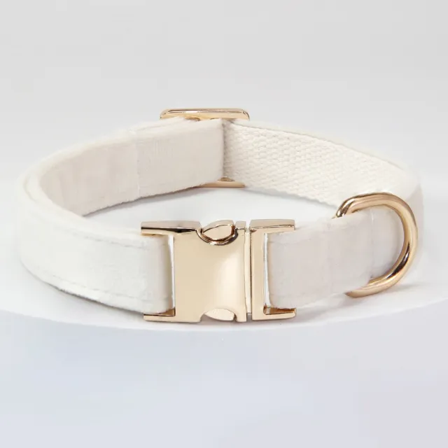 Dog Collar With Engraved Lettering, Anti Loss Collar, Large Dog Leash White Collar - Shop at LoveMi