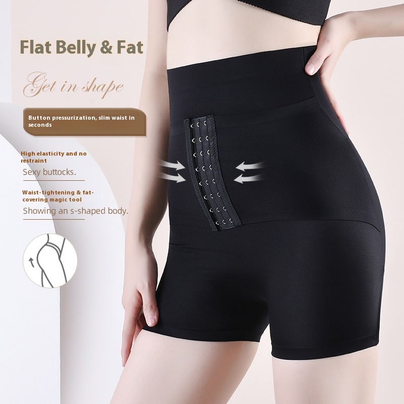 High Waist Buckle Black