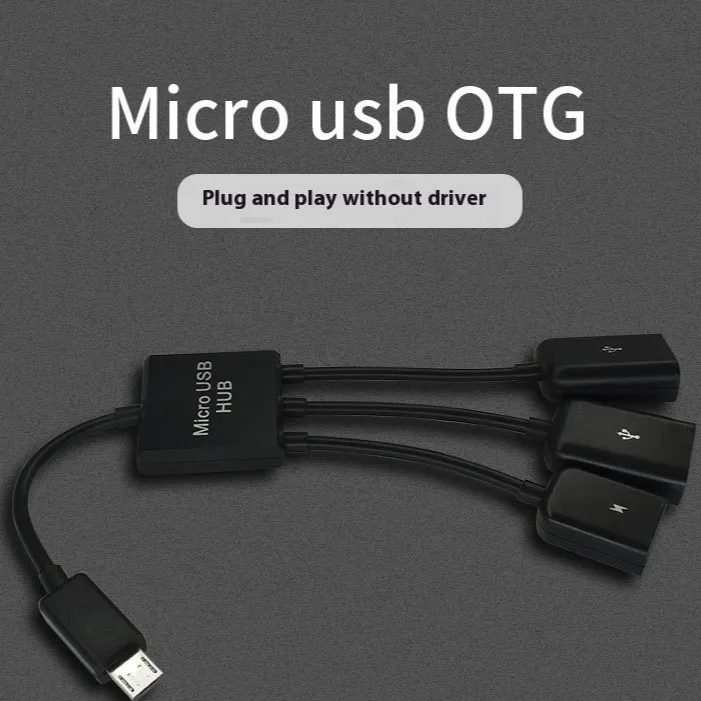 Mobile Phone Connected To USB Drive Keyboard