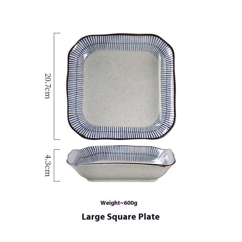 8inch large square plate