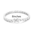 8Inches Bracelet Platinum