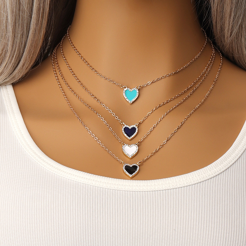 Fashionable Love Multi Layer Necklace