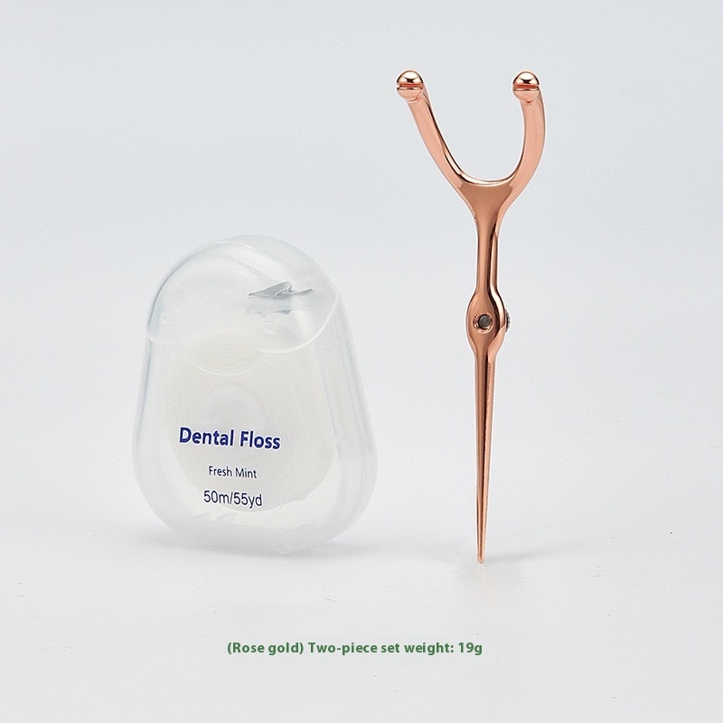 Rose Gold Floss Needle Floss