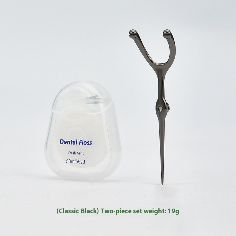 Black Floss Needle With Floss