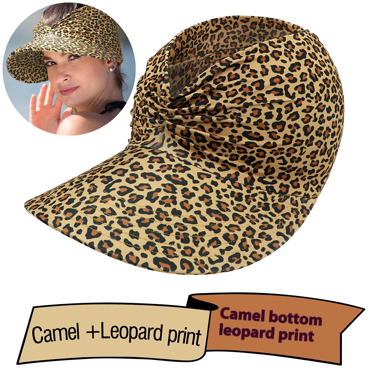 Camel Bottom Leopard Print