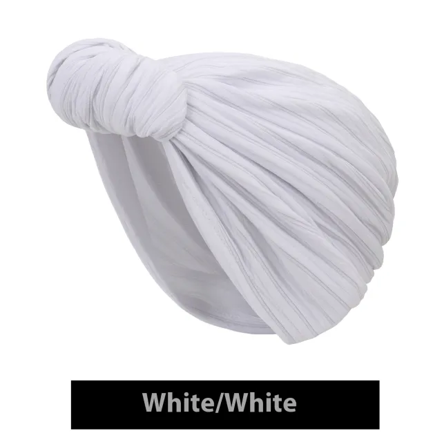 Autumn And Winter Knot Fashion Tam o' shanter White - Shop at LoveMi