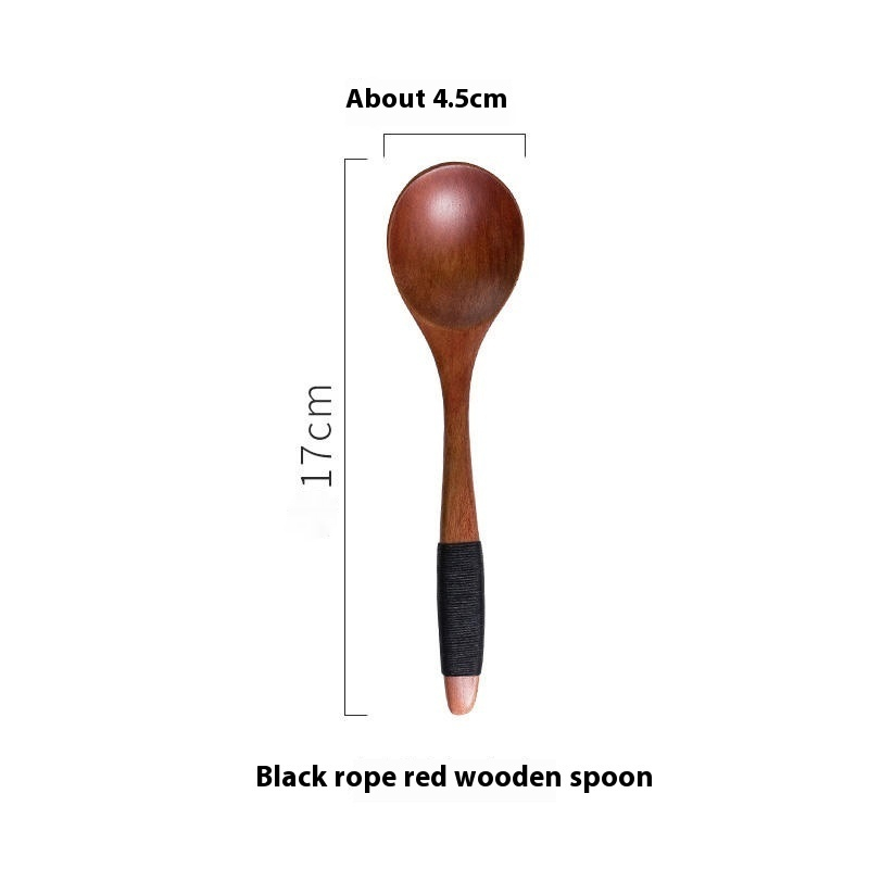 Black Rope Rosewood Spoon