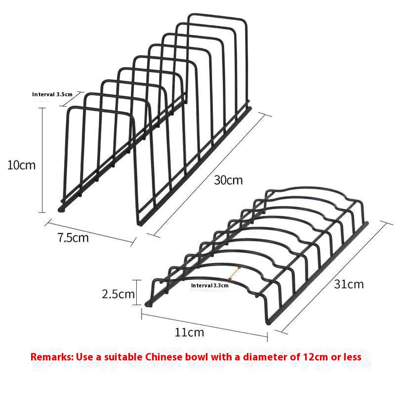 Black Dish rack set