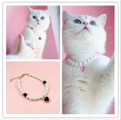 Pet Cat Beads Love Necklace - Set - View 1