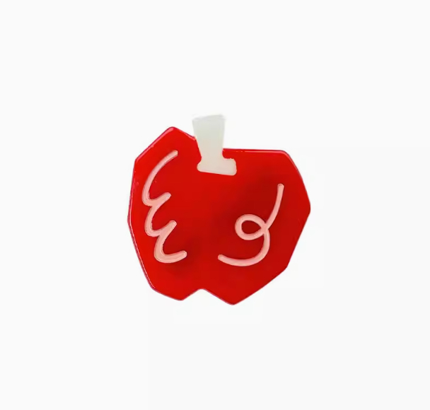 Red apple side clip