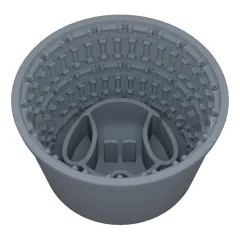Soft And Durable Silicone Dog Food Bowl Multi-purpose Design - Slabstone Grey - View 1