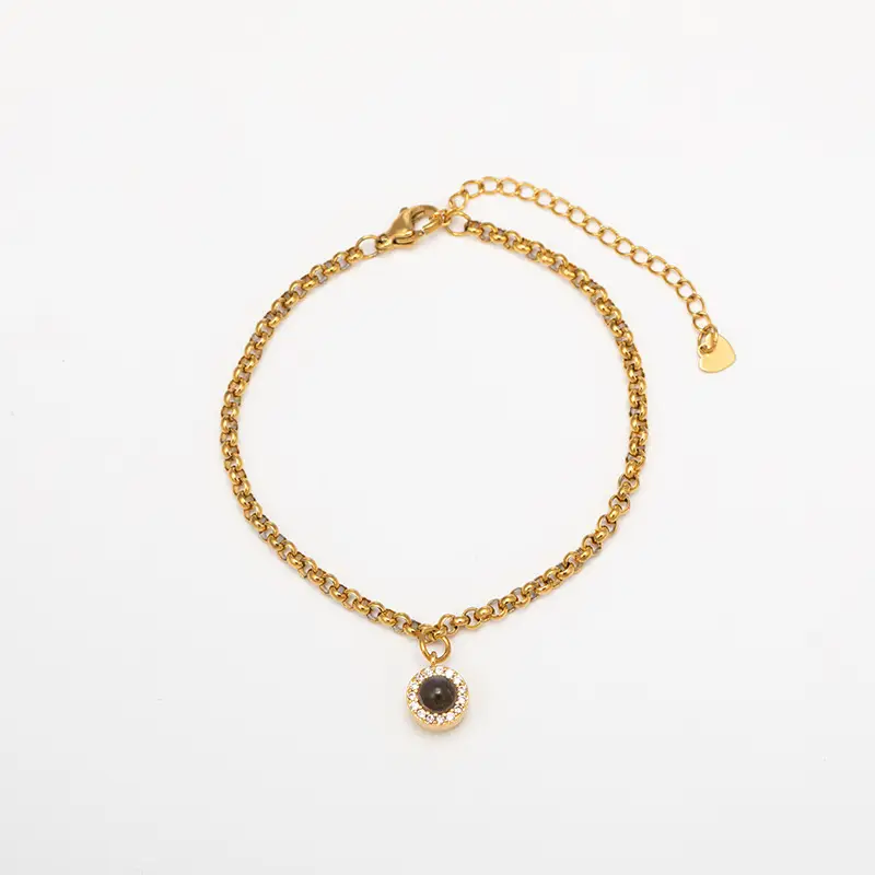 Round Bubble Projection Couple Bracelet Female
