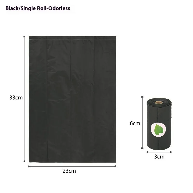 EPI Environmentally Friendly Degradable Pet Garbage Bag - Black Single Volumes