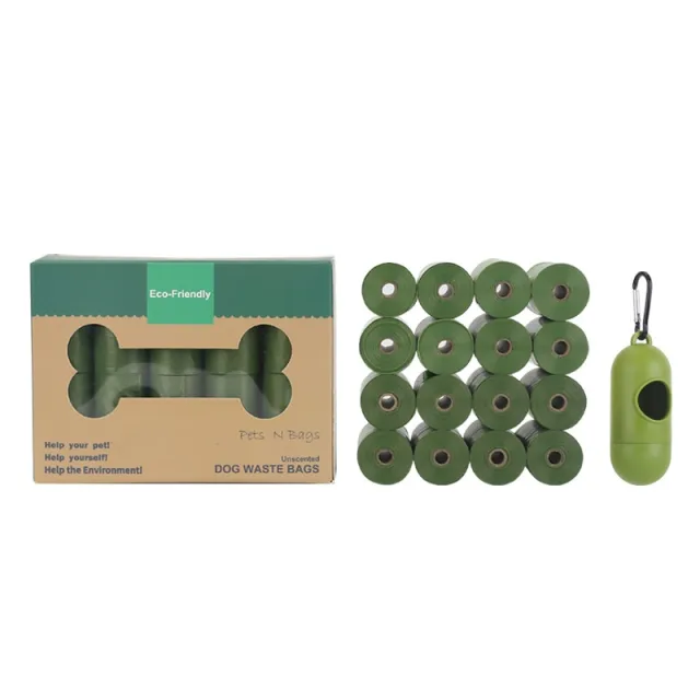 EPI Environmentally Friendly Degradable Pet Garbage Bag Green 16 1 Boxedset - Shop at LoveMi
