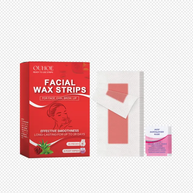 Mild Facial Waxing Strips Mild And Non irritating Hair Removal Wax Strip - Shop at LoveMi