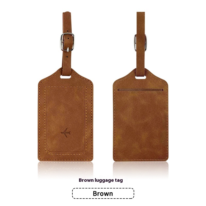 Brown Luggage Tag