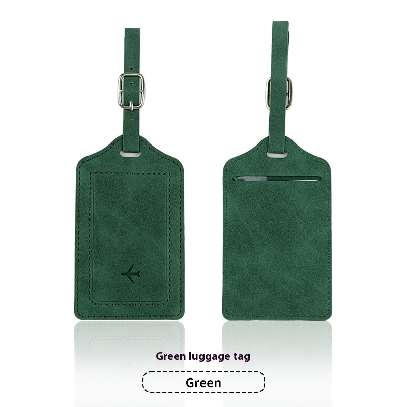 Green Luggage Tag