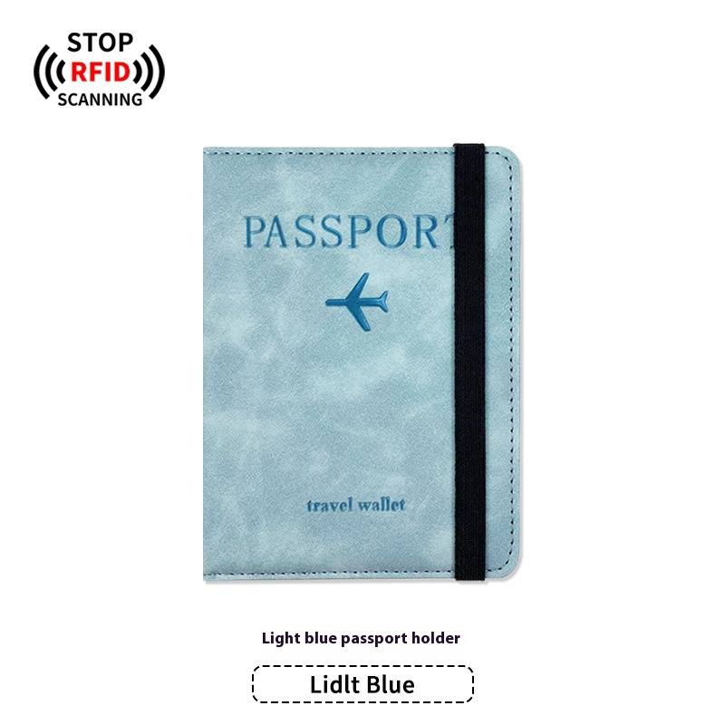 Light Blue Passport Cover