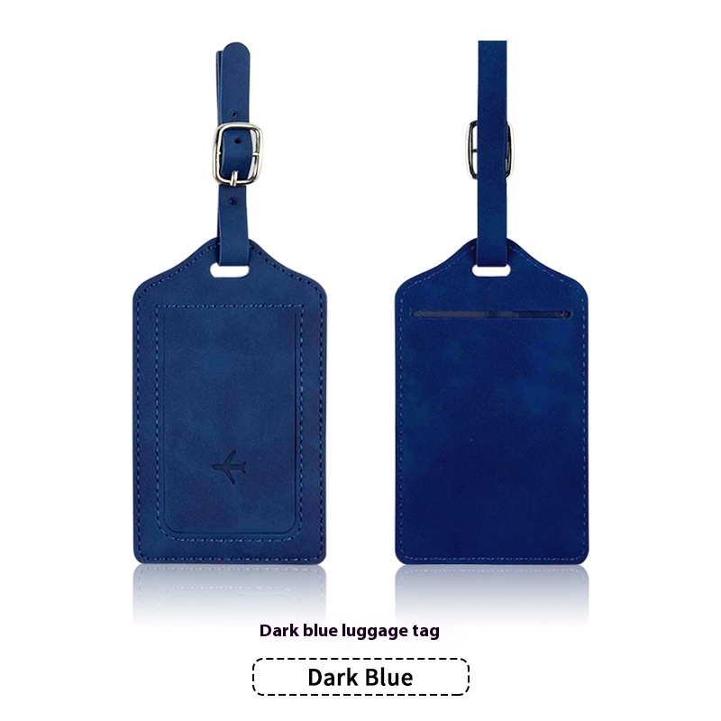 Dark Blue Luggage Tag