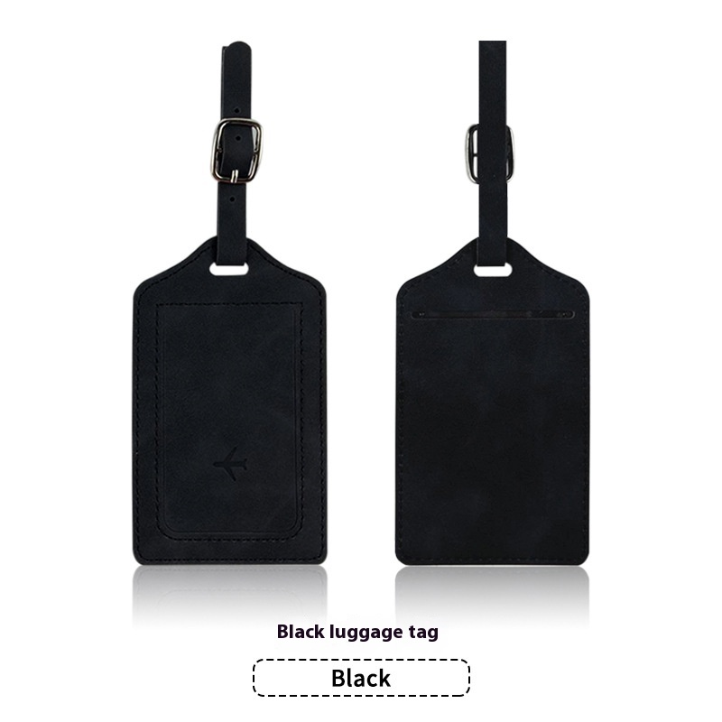 Black Luggage Tag