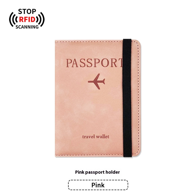 Pink Bandage Passport Cover