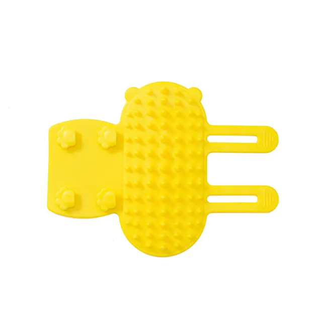 Pets Cat Hair Removal Massage Comb Cats Scratching Rubbing Brush Kitten Grooming Self Cleaning Wall Corner Cat Scratcher Combs Pet Products Yellow - Shop at LoveMi