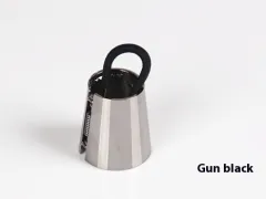 Women's Hair Band Metal Hair Ring - Gun Black - View 1