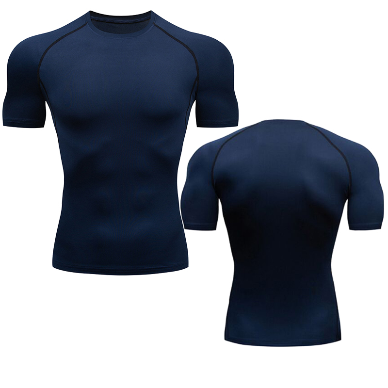 Navy blue short sleeve