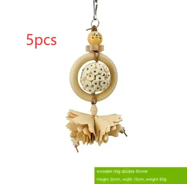 Parrot Natural Gnawing Molar Grinding Toy Style4 5Pcs - Shop at LoveMi