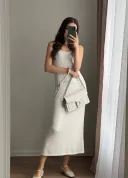 White Single Vest 180G