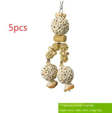 Parrot Natural Gnawing Molar Grinding Toy Style2 5Pcs - Shop at LoveMi