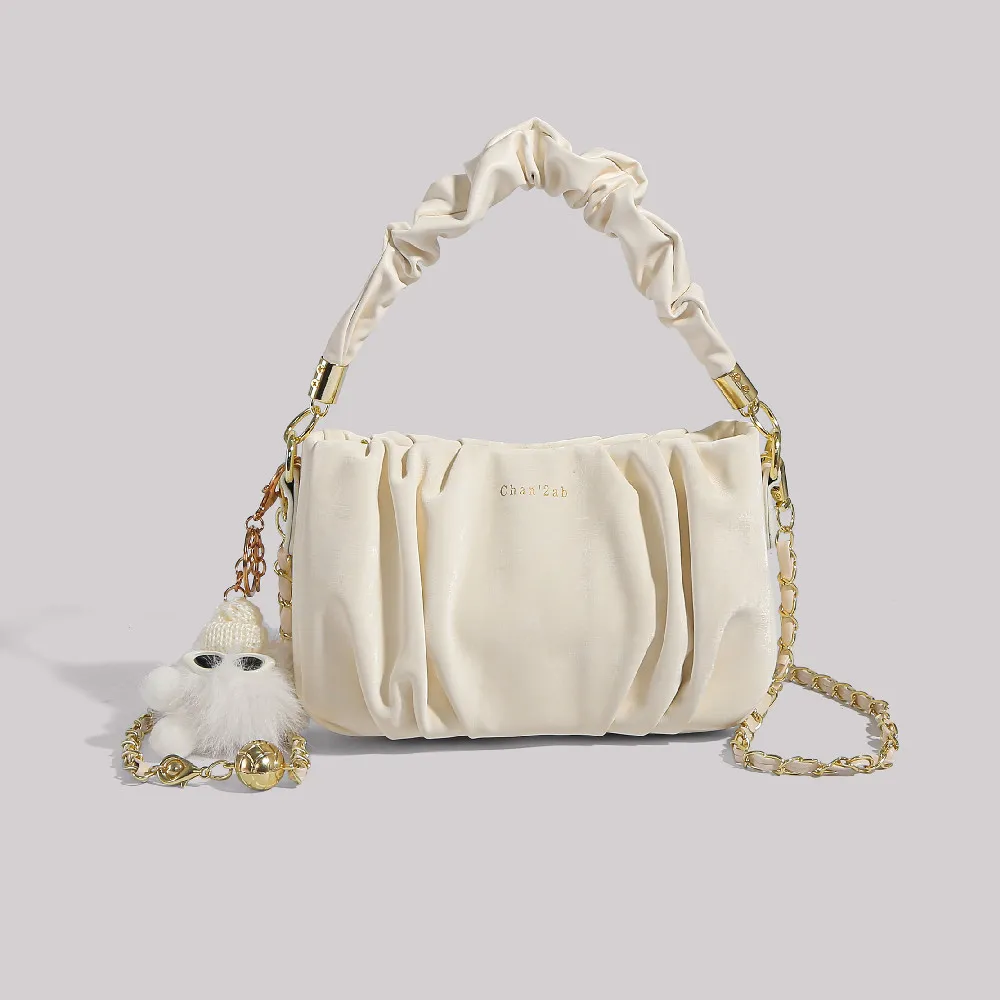 Women's Summer Fashion Trends Crossbody Bag - Beige