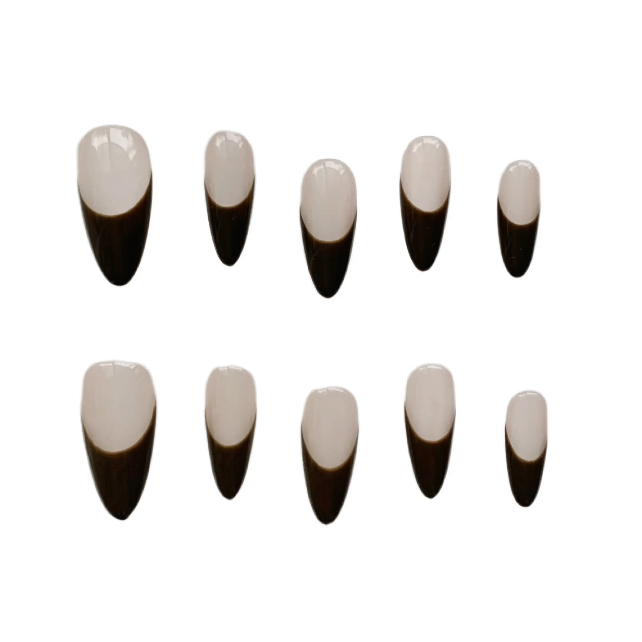 Advanced Almond Finished Nail Art