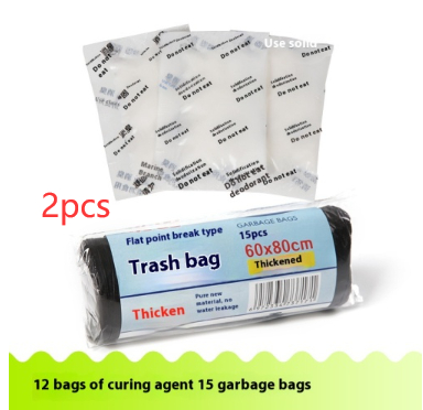 2 sets of garbage bag solidifi