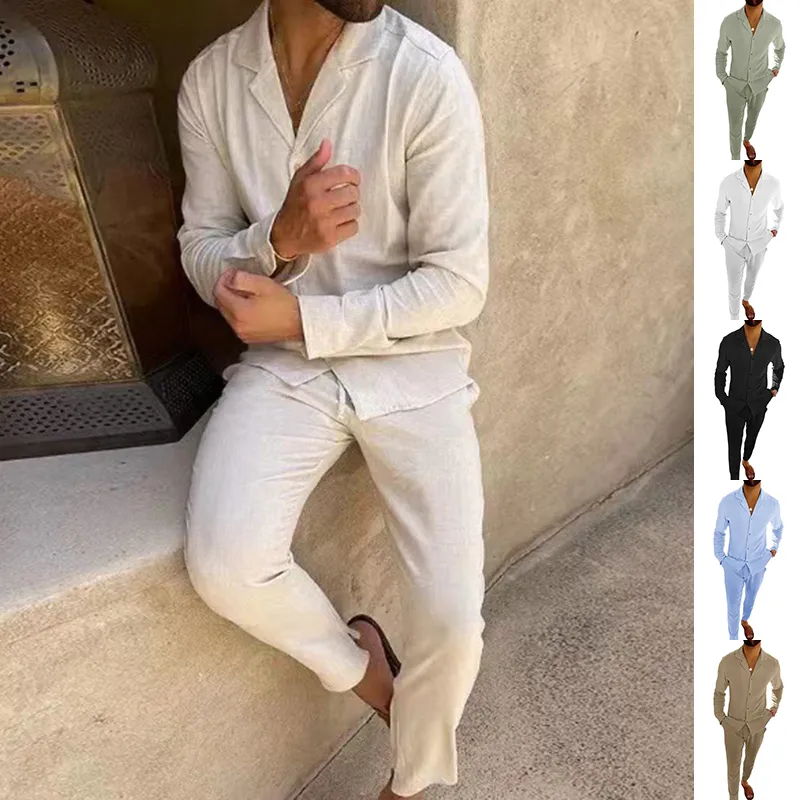 Casual Long-sleeved Suits Fashion Lapel Single-breasted Shirt Top