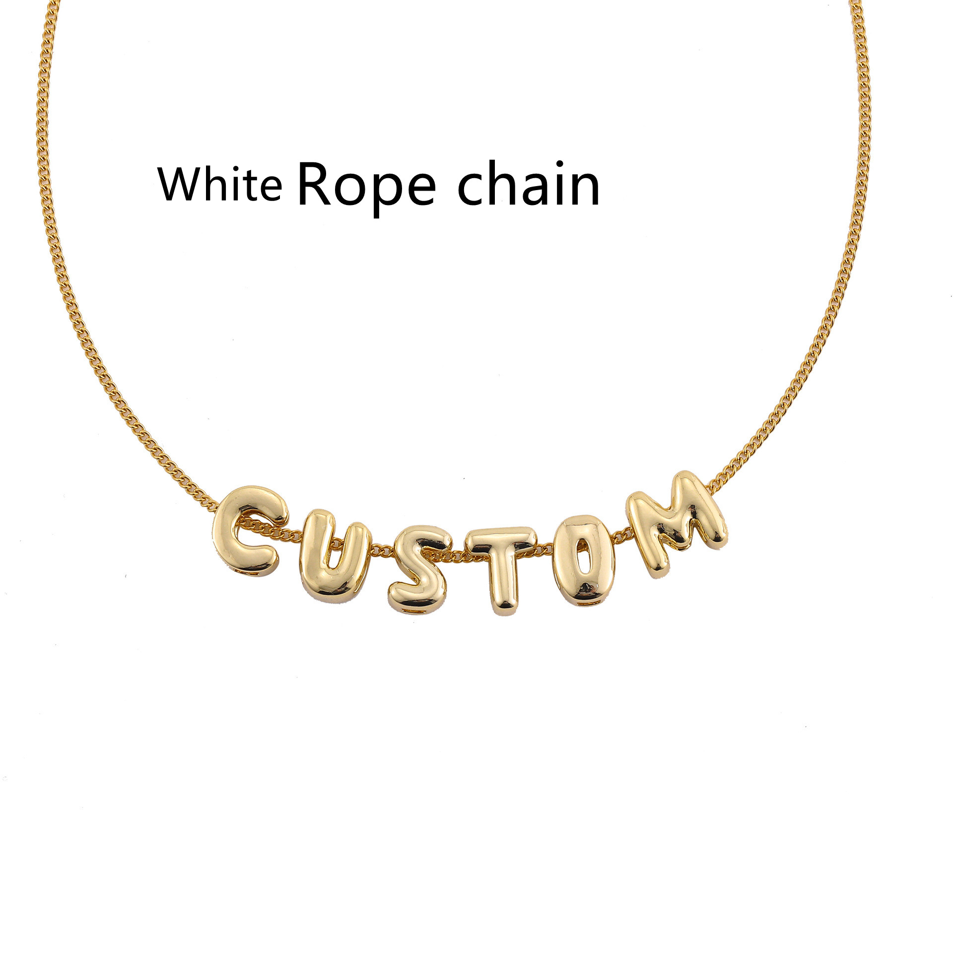 White rope chain