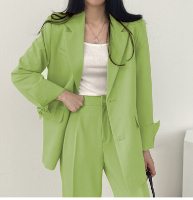 Candy green jacket