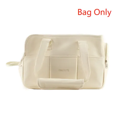 Pet Small Dog Hand Messenger Bag — Beige / S