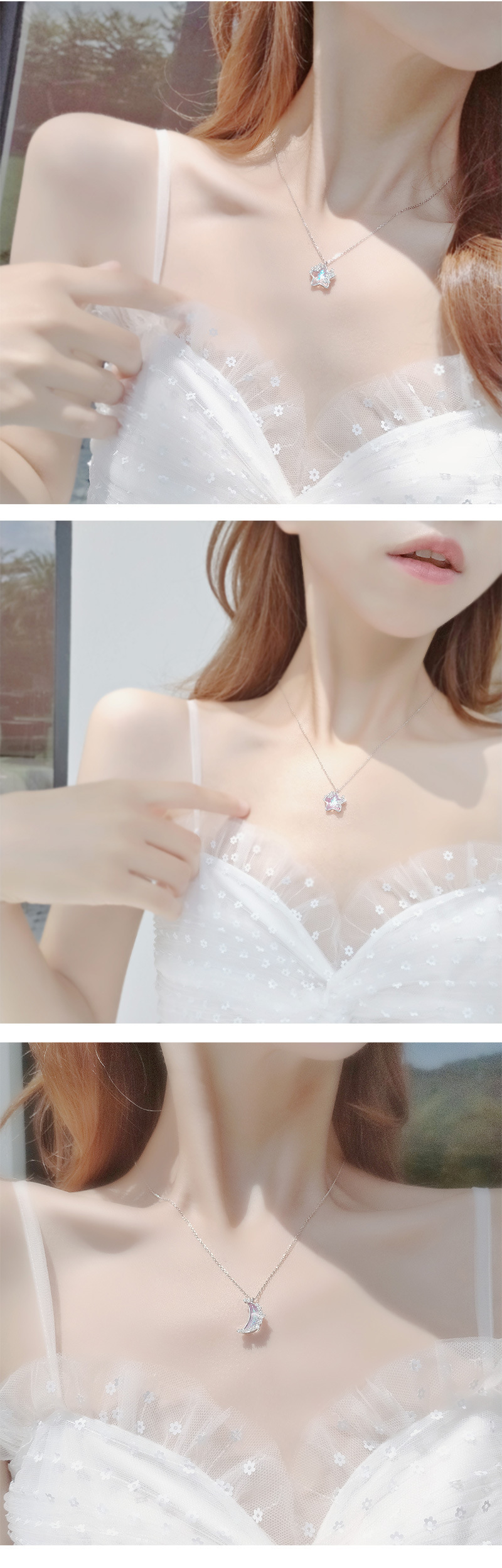 Fantasy Star Moon Necklace