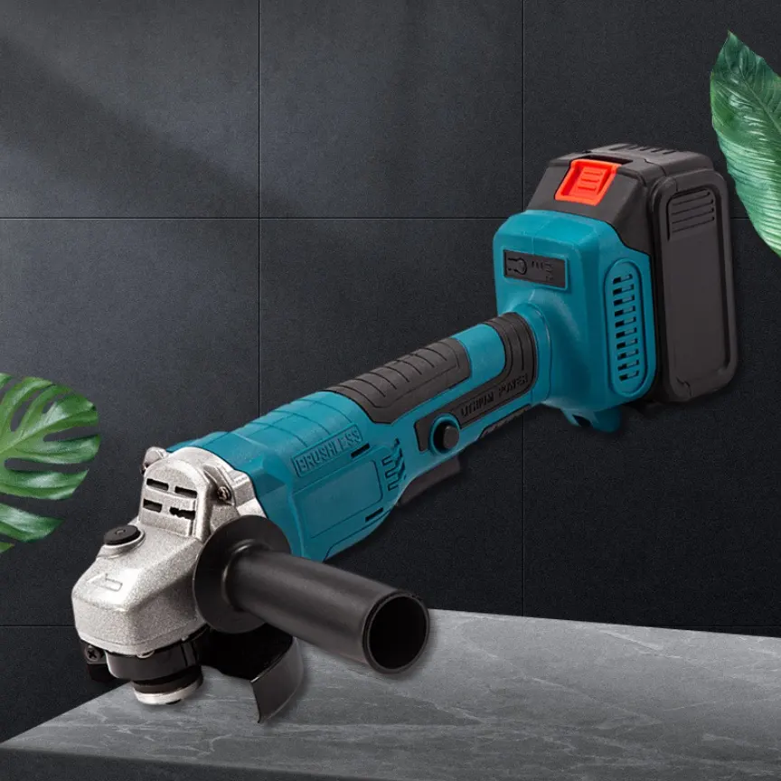 Brushless Lithium Battery Electric Angle Grinder Cutting Polishing Machine