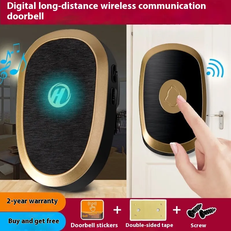 Doorbell Wireless Home Electronic Ultra Distance Unlimited Villa Waterproof Remote Control – image 6