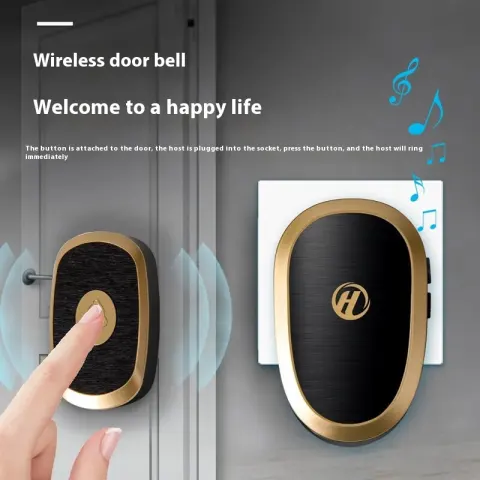 Doorbell Wireless Home Electronic Ultra Distance Unlimited Villa Waterproof